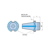 Cleans The Spindle Flange face Of BIG-PLUS Machines - Big-tools Industrial Supply Tools for Metal Cutting